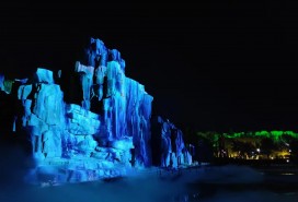 吉木薩爾縣天地園景區亮化項目