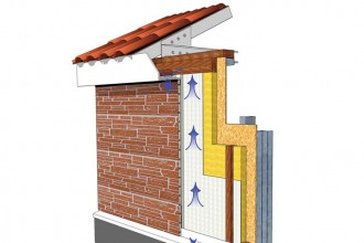 隔汽防潮通風間層剖面圖