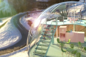 “網紅星空泡泡屋”浪漫到極致，快來躺著數星星吧！